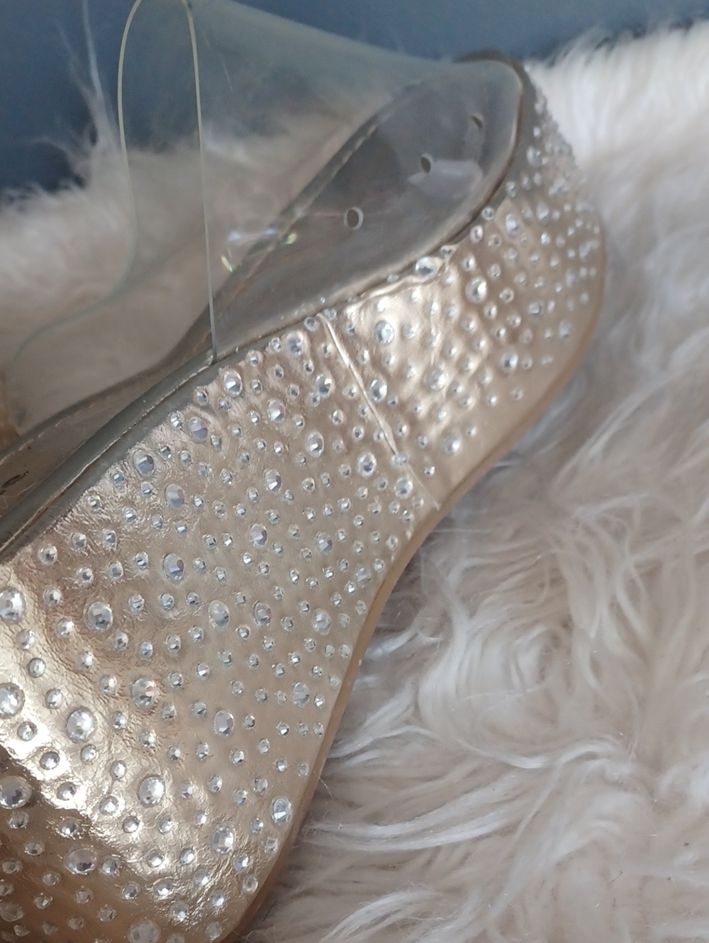 Pazzle Rhinestone Wedge Platforms - Picture 7 of 14